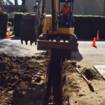 Sewer main connection in commercial site - Aptos CA